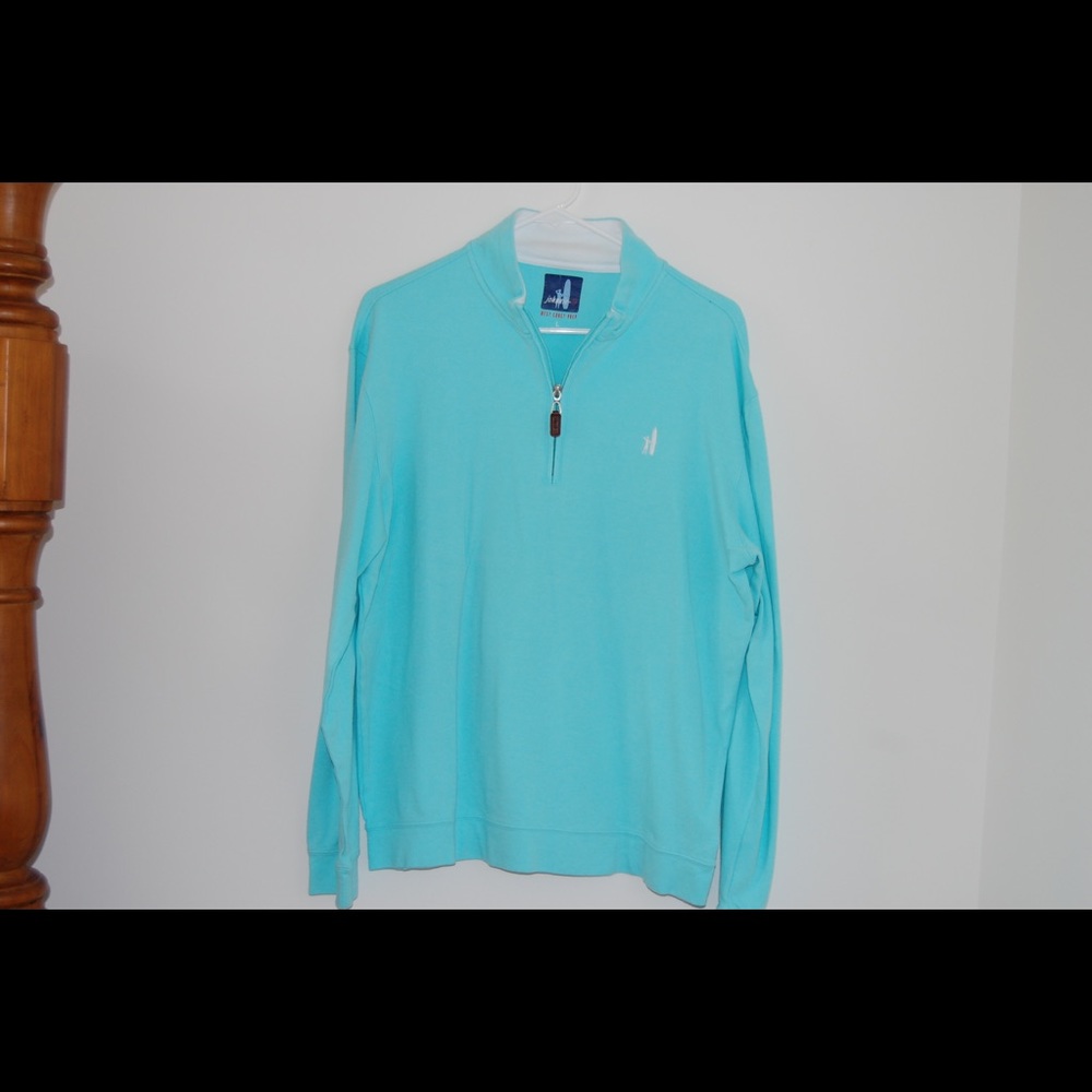 Turquoise Men’s Quarter Zip Johnnie-O West Coast